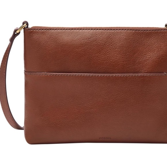 Fossil leather crossbody bag - Picture 2 of 4